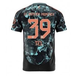 Bayern Munich Mathys Tel #39 Uit tenue 2024-25 Korte Mouw